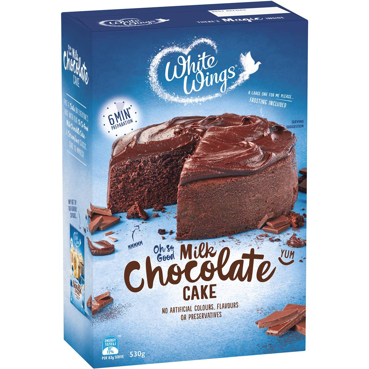 White Wings Milk Chocolate Cake Baking Mix 530g