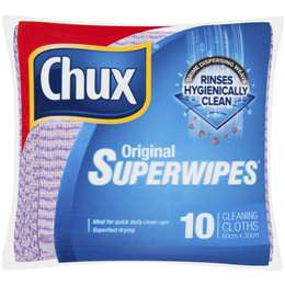 Chux Original Super Wipes 10pk^