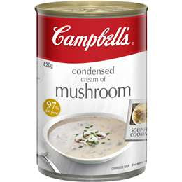 Campbell's Condensed Soup Cream Of Mushroom 420g