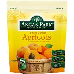 Angas Park Sun Dried Apricots 200g