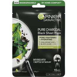 Garnier Pure Charcoal Tissue Face Mask Black Algae 28g