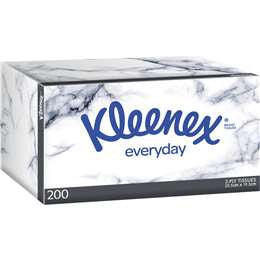 Kleenex Everyday 2 Ply Facial Tissues 200pk