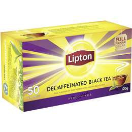 Lipton Black Tea Decaffeinated 50pk