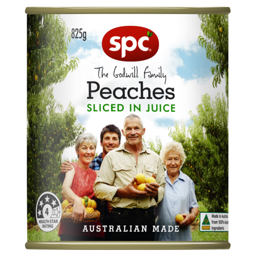 SPC Peach Slices 825g