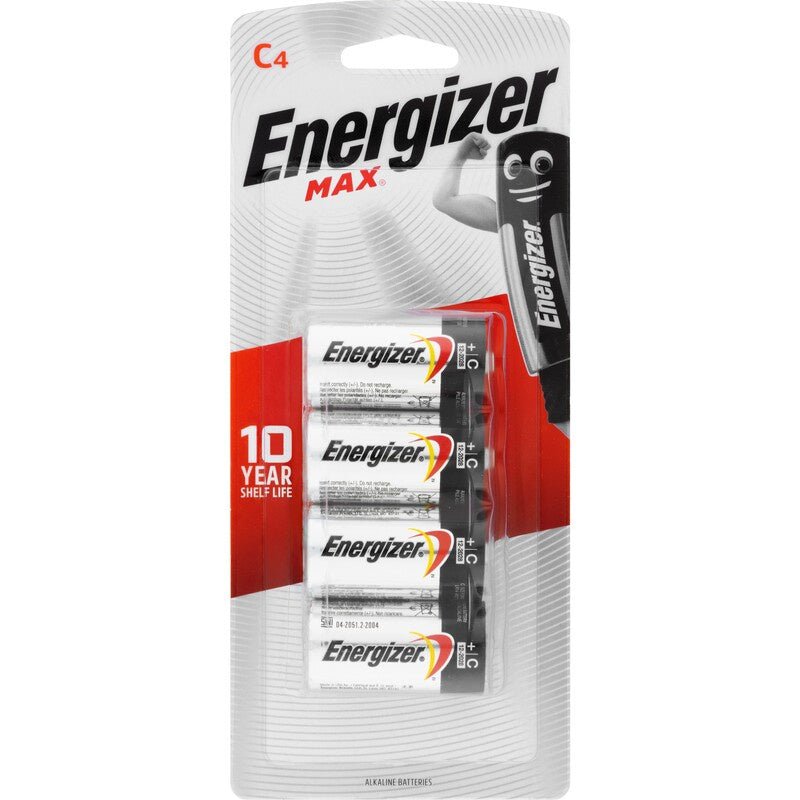 Energizer Batteries Max C 4pk