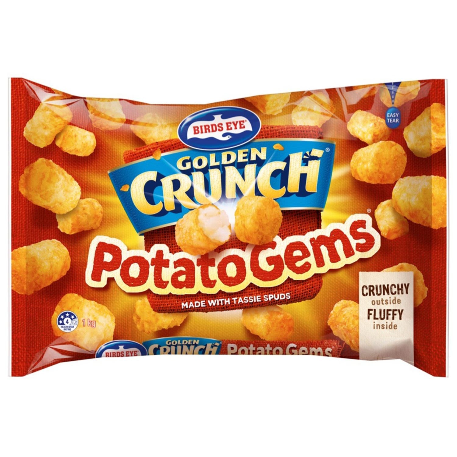 Birds Eye Golden Crunch Potato Gems 900g