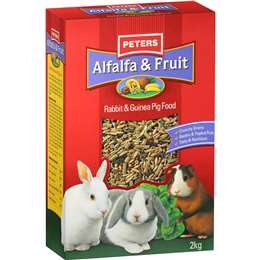 X Peters Alfalfa & Fruit Rabbit & Guinea Pig Food 2kg