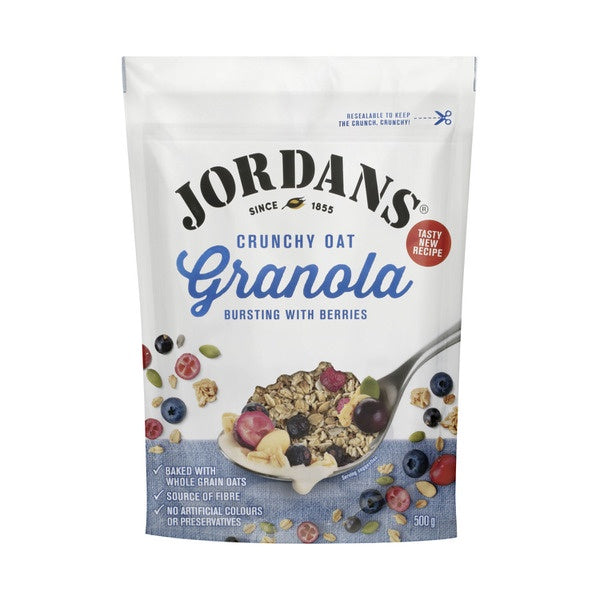 Jordans Crunchy Oat Granola With Berries Cereal 500g