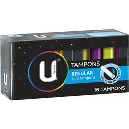 U By Kotex Tampon Regular 16^