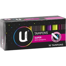 U By Kotex Tampon Super 16^