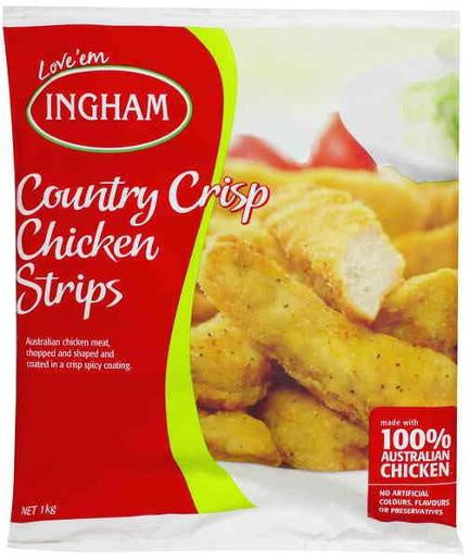 Inghams Country Crispy Chicken Strips 1kg