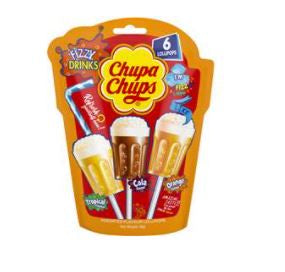 Chupa Chup Fizzy Drink Lollipop 6pk