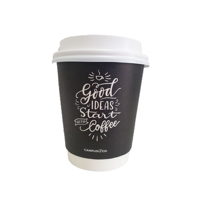 Campus&Co Double Wall Coffee Cup Like It 8oz 25pk