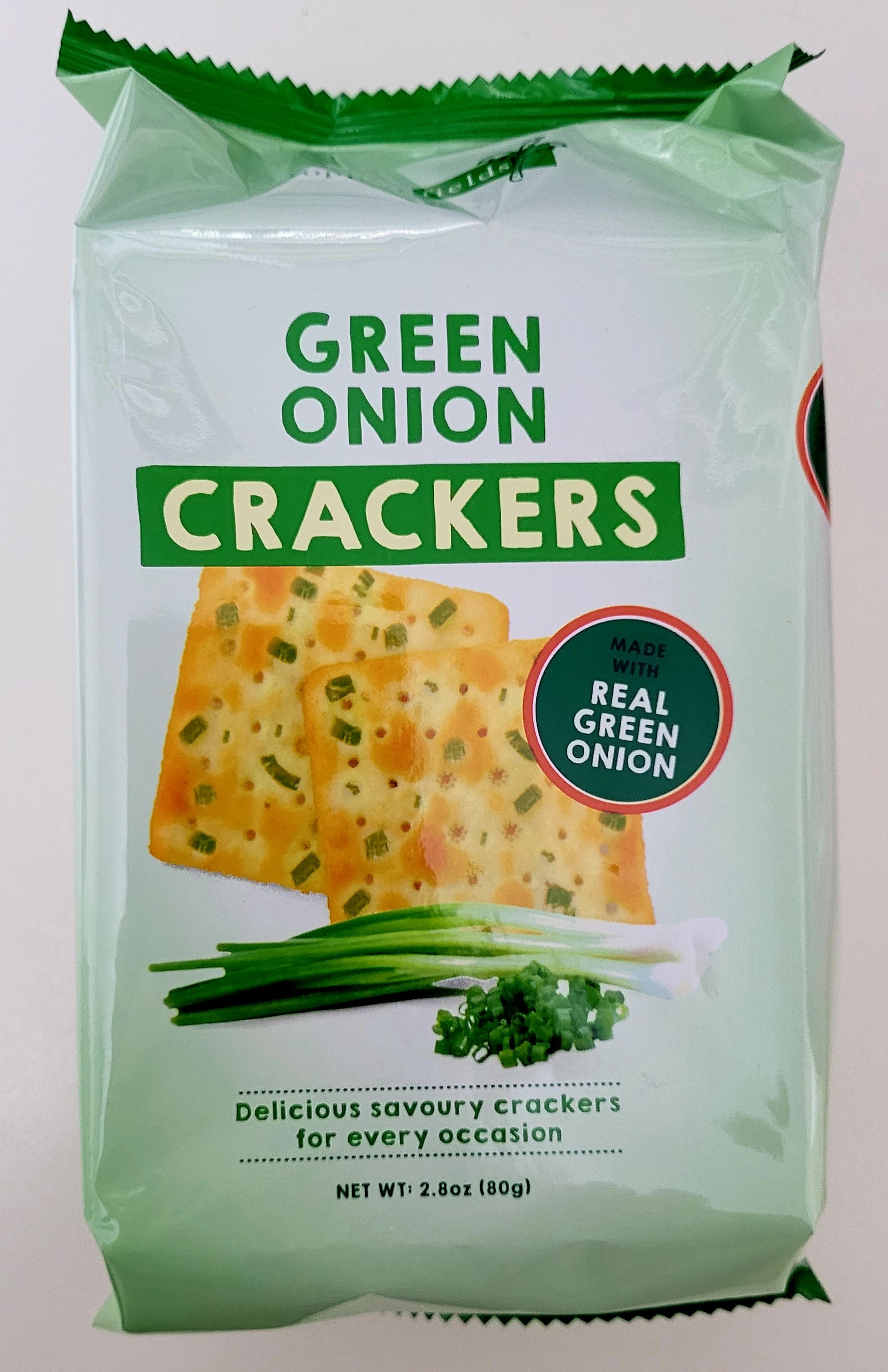 Tropical Fields Green Onion Crackers 80g