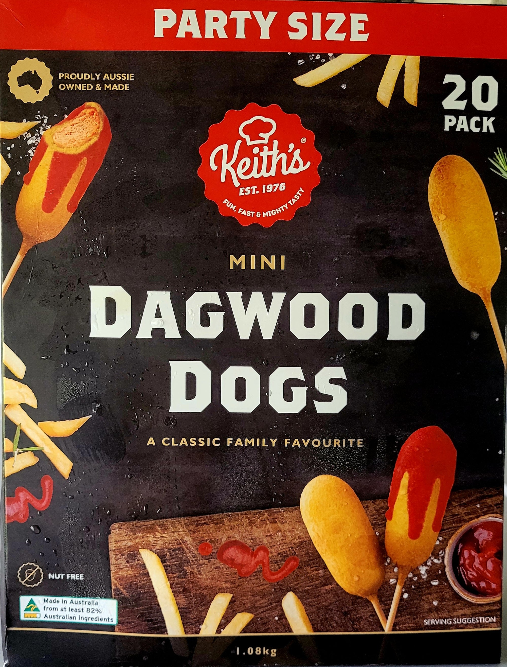 Keith's Mini Dagwood Dogs 20pk