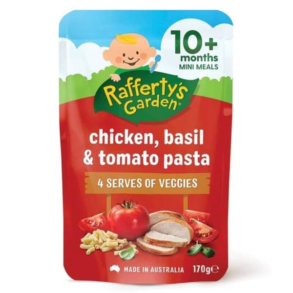 Rafferty's Garden 10m+ Chicken, Basil & Tomato Pasta 170g