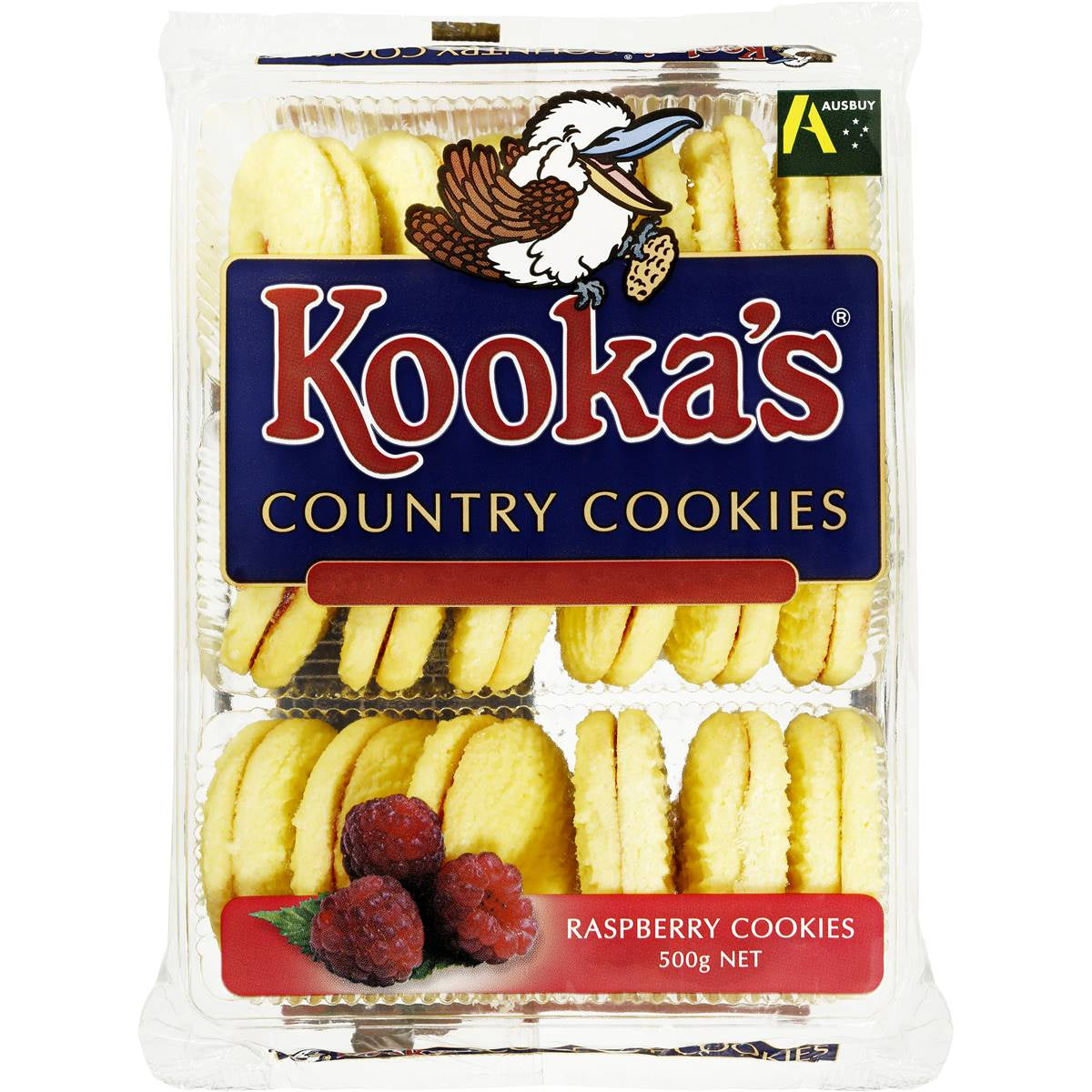 Kooka's Country Cookies Raspberry 500g