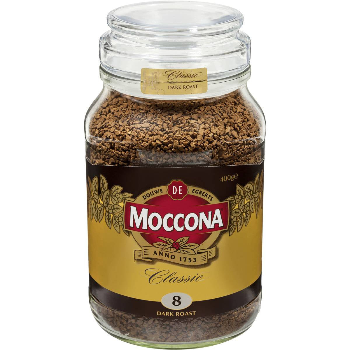 Moccona Instant Coffee Classic Dark Roast 400g