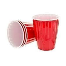 REDDS Schooner Cups Red 425ml 25pk