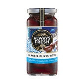 Always Fresh Kalamata Olives Pitted 220g