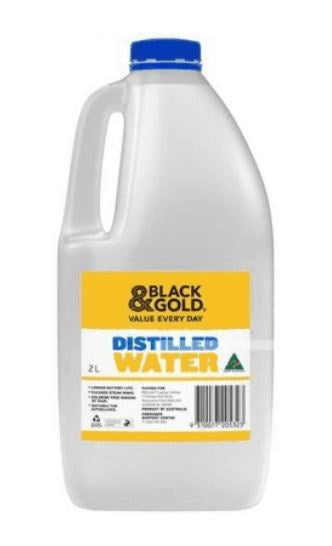 Black & Gold Distilled Water 2L