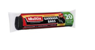 Multix Garbage Bag Drawtight 56L 20pk