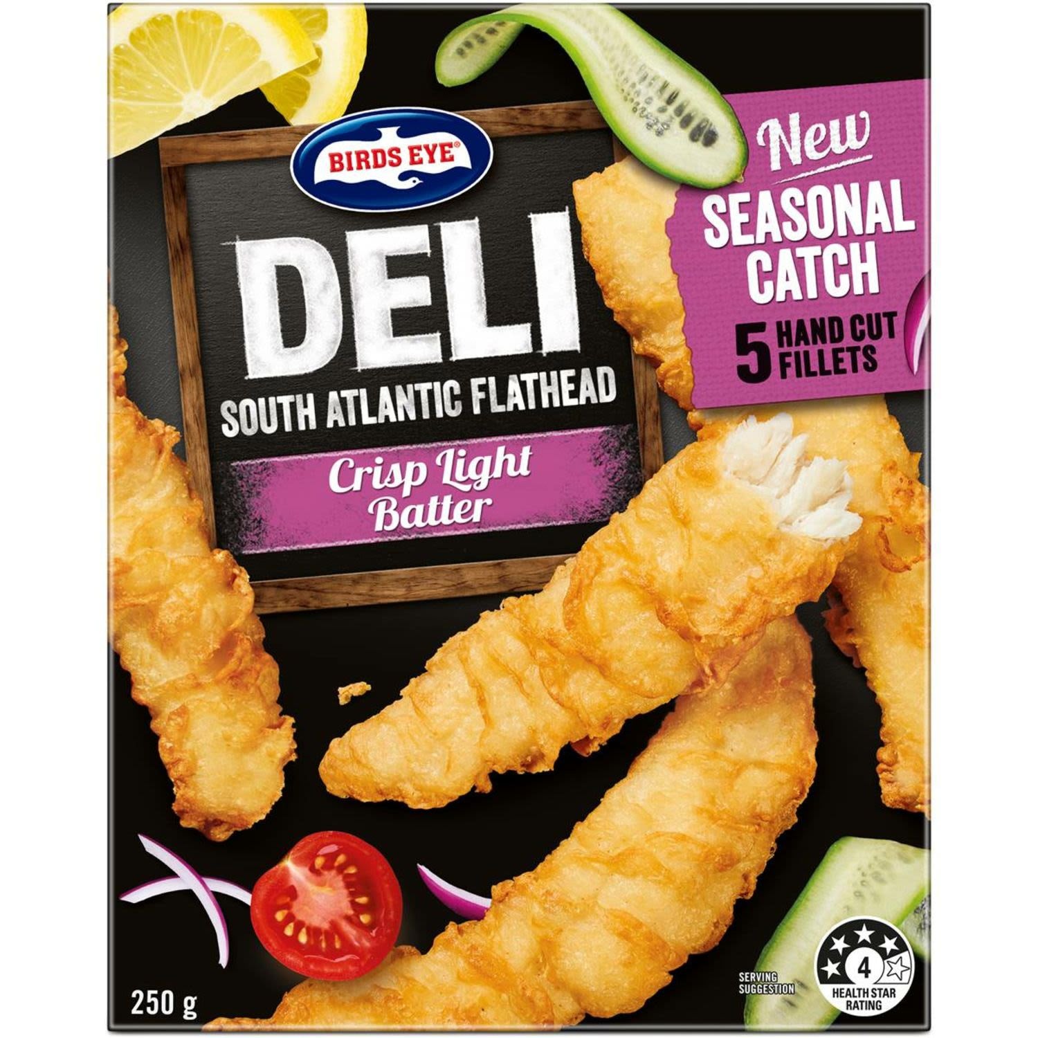 Birds Eye Deli Seasonal Catch Flathead In Light Batter 250g