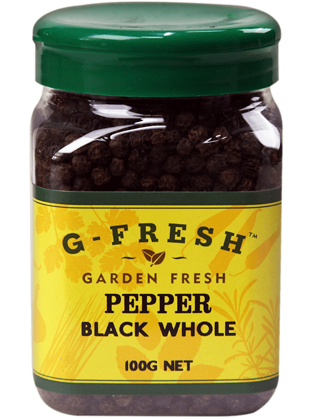 G Fresh Pepper Black Whole 100g