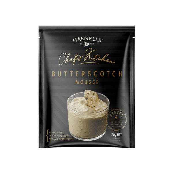 Hansells Chefs Kitchen Butterscotch Mousse 70g