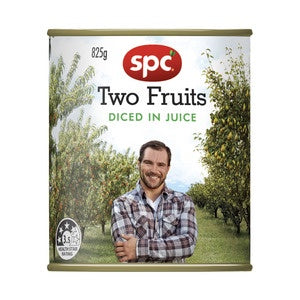 SPC Two Fruits Diced in Juice 825g