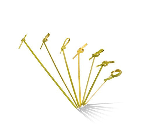 Bamboo Knot Top Skewers 180mm 100pk