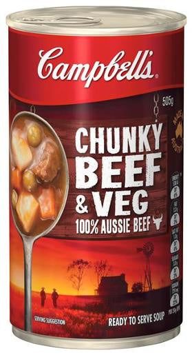 Campbell's Soup Chunky Beef 505g