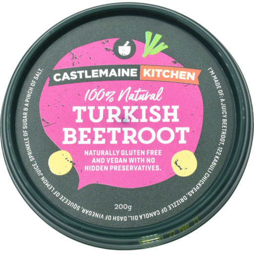 Castlemaine Kitchen Dip Turkish Beetroot 200g