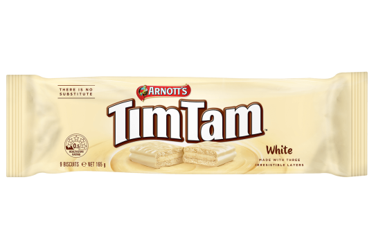 Arnotts Tim Tams White 165g