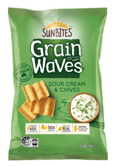 GrainWaves  Sour Cream & Chives 170g