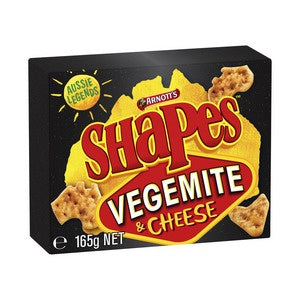 Arnotts Shapes Vegemite & Cheese 165g^