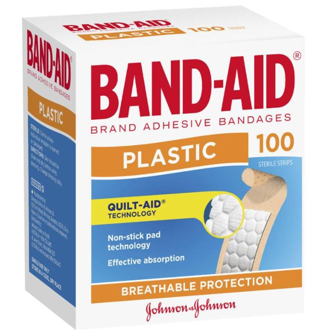 Band Aids - Plastic 100pk