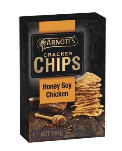 Arnotts Cracker Chips Honey Soy Chicken 150g