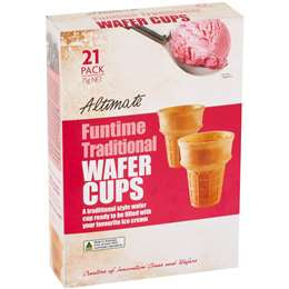 Altimate Funtime Traditional Wafer Cups 21pk