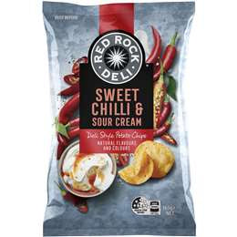 Red Rock Deli Chips Sweet Chilli & Sour Cream 165g^