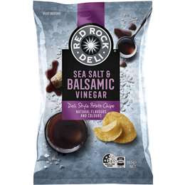 Red Rock Deli Chips Sea Salt & Balsamic Vinegar165g^