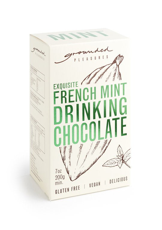 Grounded Pleasures Drinking Chocolate  French Mint 200g