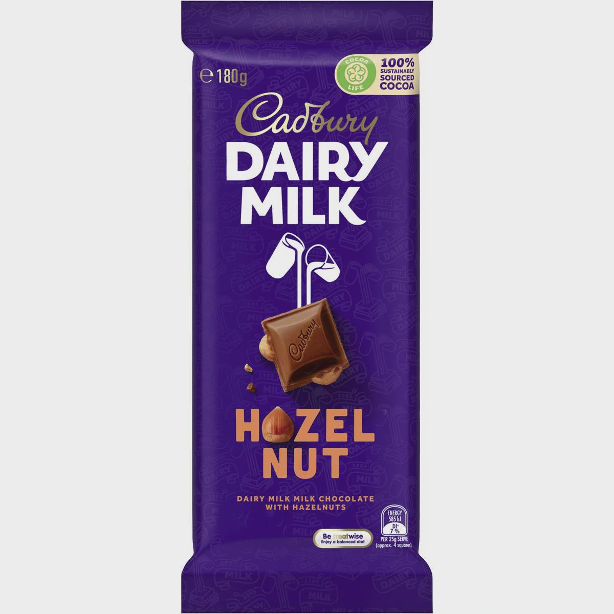 Cadbury Chocolate Block Hazelnut 180g^