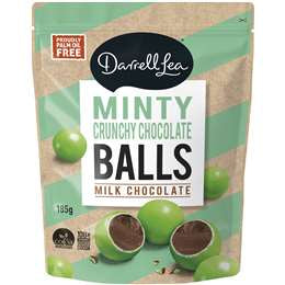 Darrell Lea BB's Chocolate Mint 168g