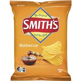 Smiths Crinkle Cut BBQ 170g^