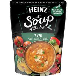 Heinz Soup Of The Day 7 Veg With Garden Herbs 430g