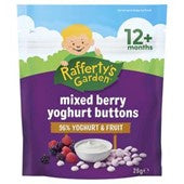 Rafferty's Garden 12m+ Yoghurt Buttons Mixed Berry 28g