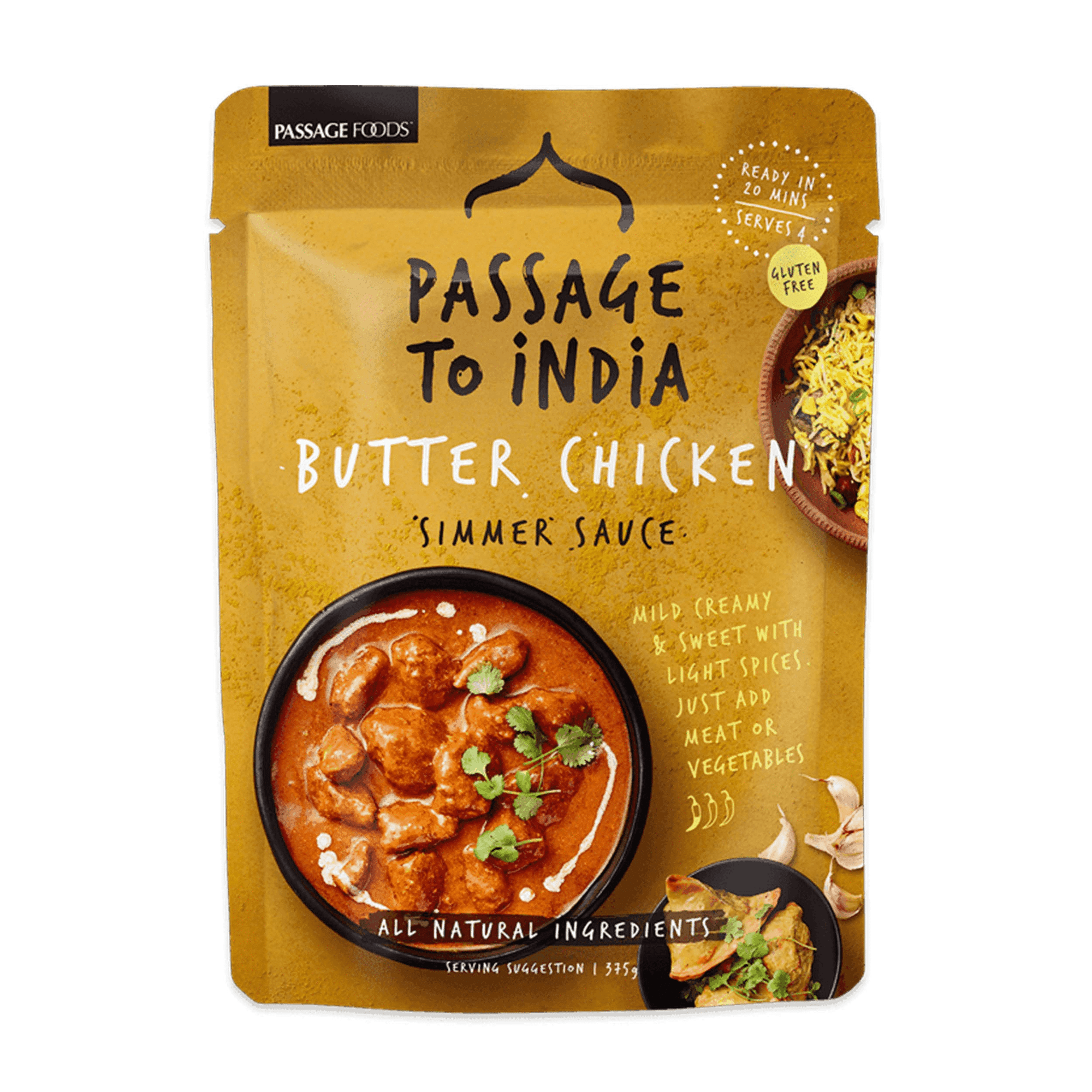 Passage To India Butter Chicken Simmer Sauce 375g