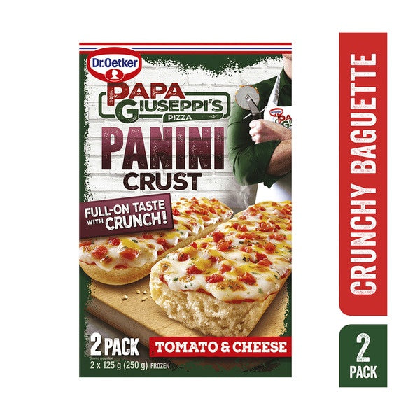 Dr.Oetker Papa Giuseppi's Panini Tomato & Cheese 250g