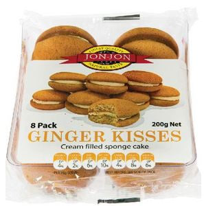 Jon Jon Ginger Kisses 200g